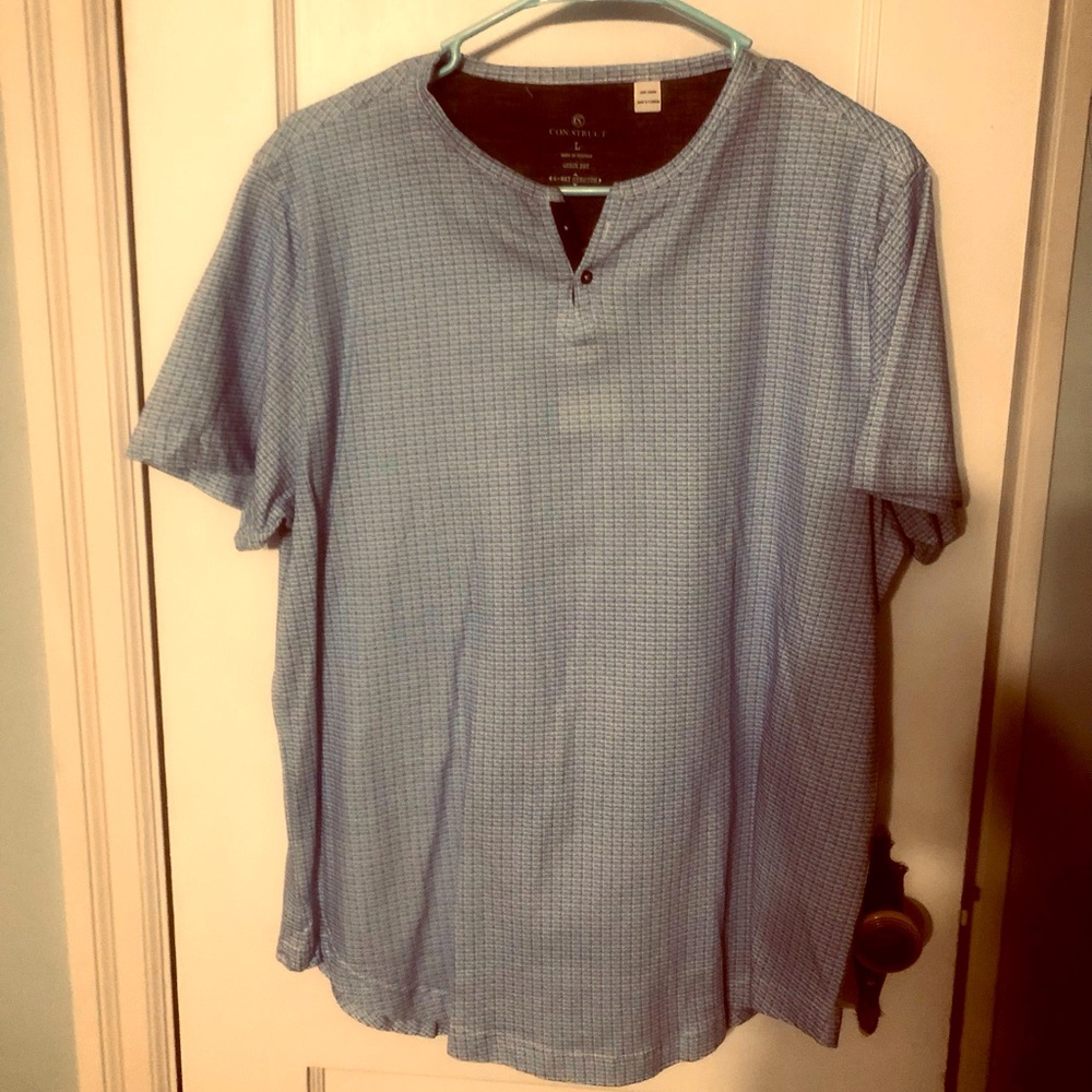 Men’s size large con.struct short sleeve shirt never worn